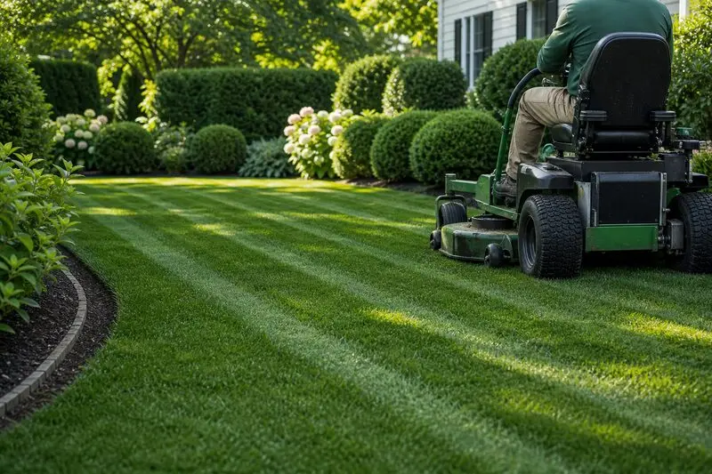 Lawn maintenance service