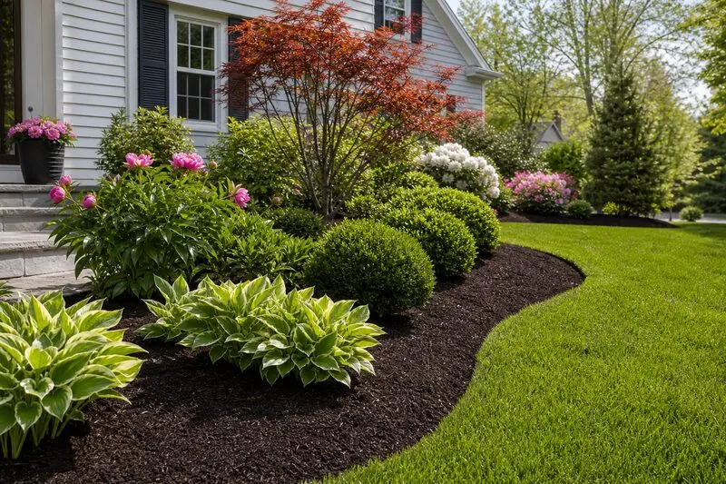 Mulching and beds service