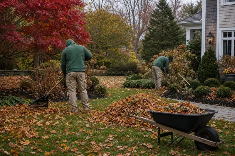 Seasonal cleanup service